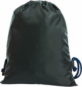 Drawstring Bag Flash (Zwart/Marine)