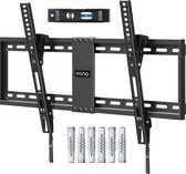 Ophangbeugel TV - Zinaps Essentials TV Wall Mount Tiltable Voor vele 26-55 inch LED's, LCD, OLED, plasma-tv's tot VESA 400 x 400 mm en 40 kg, exclinable TV-beugel inclusief Fischer-deuvels (W