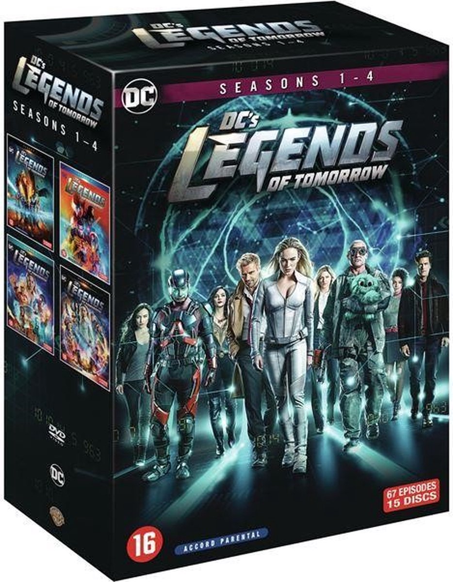 DC Legends of Tomorrow - Season 1-4 DVD - Zavvi US