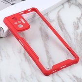 Voor Xiaomi Redmi Note 10 Pro Max acryl + kleur TPU schokbestendig hoesje (rood)