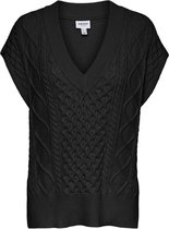 Vero Moda Trui Vmrow Sl Waistcoat Knit Vma Sl 10254658 Black Dames Maat - M