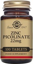 Zinkpicolinaat Solgar 22 mg (100 tabletten)