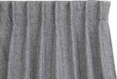 Lifa Living - Zilvergrijze Luxe Gordijnen - Verduisterend - Polyester - Met 10 Ophanghaken - 150 x 260 cm