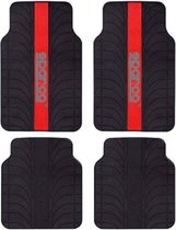 Vloermattenset voor auto Sparco SPC1913RS Universeel Zwart/Rood (4 pcs)