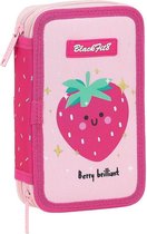 Driedubbele Pennenzak BlackFit8 Berry Brilliant Roze (28 pcs)
