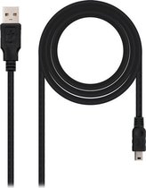 Kabel USB 2.0a naar Mini USB B NANOCABLE 10.01.0405 (4.5 m)