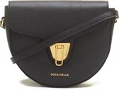 Coccinelle Crossbodytas Beat Soft Leer - zwart