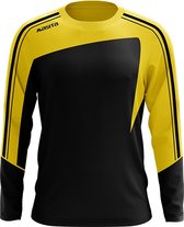 Masita | Forza Dames & Heren Sweater - Mouw met Duimgaten - BLACK/YELLOW - 140