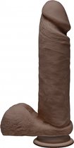 Doc Johnson Perfect D - Realistische ULTRASKYN Dildo met ballen - 20 cm brown