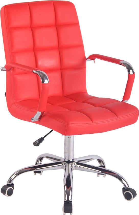 Chaise de bureau Fosnavag XL Cuir artificiel, Marron