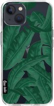 Casetastic Apple iPhone 13 Hoesje - Softcover Hoesje met Design - Banana Leaves Print