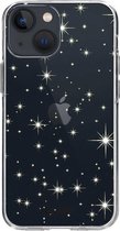 Casetastic Apple iPhone 13 mini Hoesje - Softcover Hoesje met Design - Stars Print