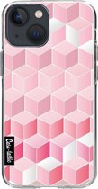 Casetastic Apple iPhone 13 mini Hoesje - Softcover Hoesje met Design - Cubes Vibe Print