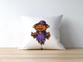 Halloween Kussen: Griezelige Halloween Pompoen Zombie | Halloween Decoratie | Grappige Cadeaus | Geschenk | Sierkussen