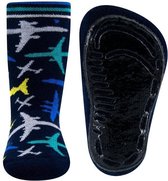 Antislipsok Donkerblauw met Vliegtuigen-27/28