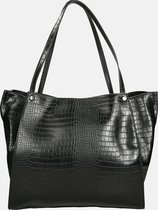 HVISK Boat shopper mat croco black