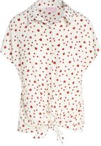 Cassis - Female - Blouse met hartjes  - Ecru