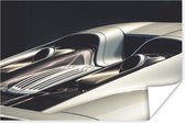 Poster Auto - Porsche - Uitlaat - 180x120 cm XXL