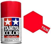 Tamiya TS-36 Fluorescent Red - Gloss - Acryl Spray - 100ml Verf spuitbus