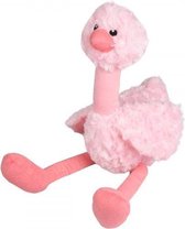 Flamingo lorio pluche emoe roze  - 22 x 20 x 52cm