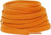 Platte katoenen veters 6mm Oranje 120cm - sneakers