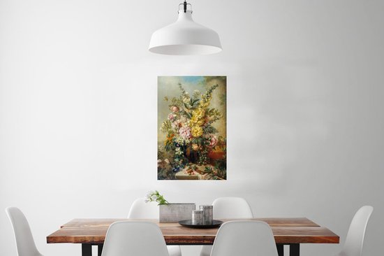 Affiche Grand vase à fleurs - Josep Mirabent - Maîtres anciens - 40x60 cm