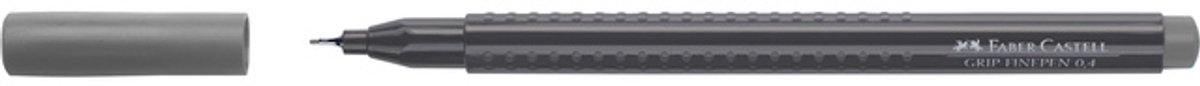 Faber Castell Fineliner FC Grip 0 - 4 mm - warmgrijs