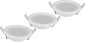 COMMEL MULTIPACK 3x LED Downlight Ø86 mm - 5W Geen fitting Koel Wit 4000K