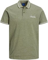 Jack & Jones Poloshirt Jortons Polo Ss Sn 12186778 Martini Olive/standard Mannen Maat - M