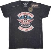 Aerosmith Heren Tshirt -S- Boston Pride Zwart