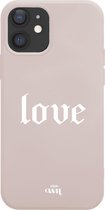 iPhone 12 Case - Love Beige - xoxo Wildhearts Short Quotes Case