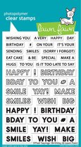 Offset Sayings: Birthday Clear Stamps (LF2235)