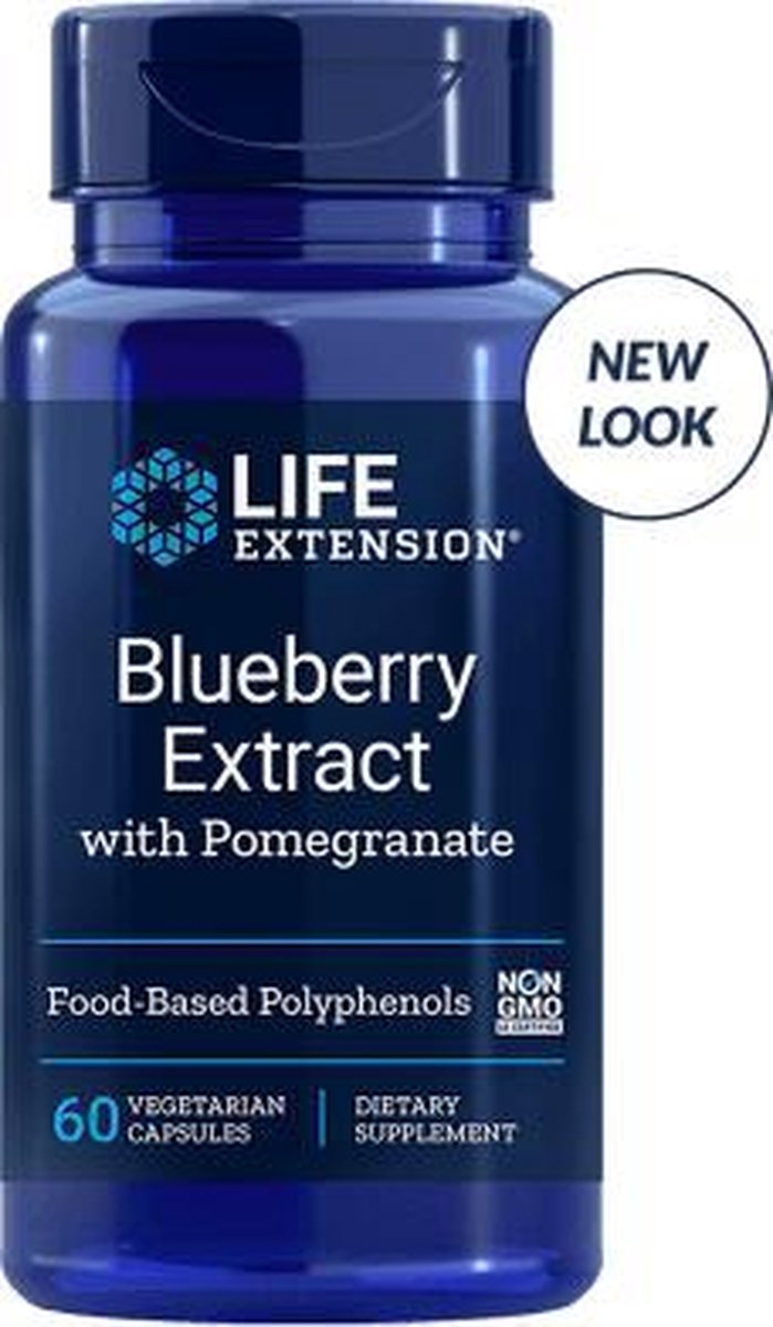 Blueberry Extract with Pomegranate, 60 Vegetarian Capsules