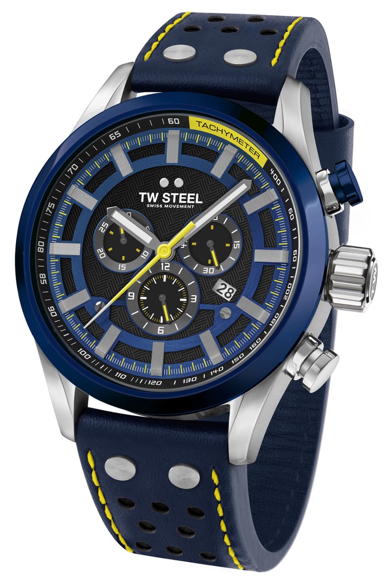 TW Steel TWSVS208 Volante Fast Lane Limited Edition Swiss Chronograaf 48mm