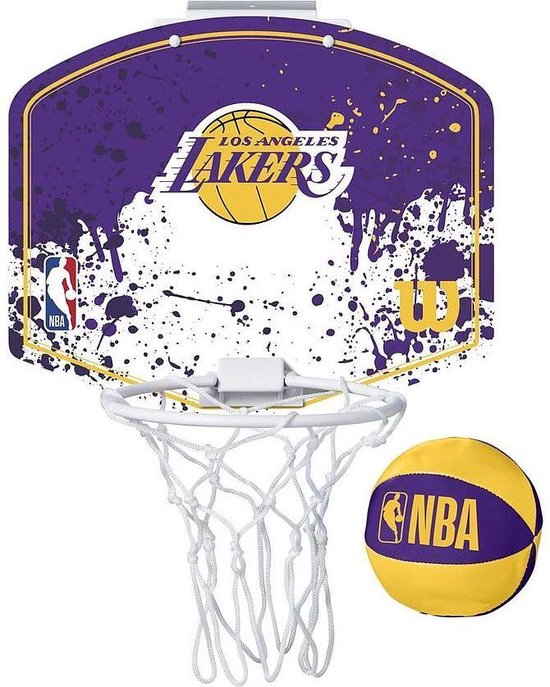 Basketball Basket Wilson Los Angeles Mini Purple