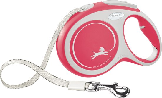 Flexi rollijn new comfort tape rood - L 8 MTR