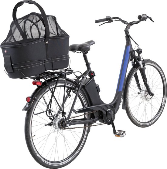 Trixie - Fietsmand Bagagedrager - Breed - Zwart - 60X29X49 cm van Trixie — afbeelding 5