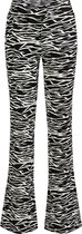 WE Fashion Meisjes flared legging met zebraprint