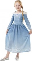 Blauw Frozen Elsa verkleedkostuum meisjes maat 128