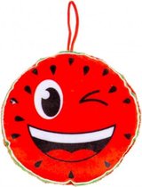 knuffelmeloen 12 cm rood