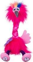 knuffel Sassimal Flossi Flamingo 36 cm pluche roze