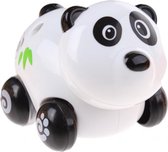 babypanda op wielen zwart/wit