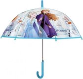 paraplu Frozen II meisjes 45 x 74 cm transparant