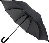 golfparaplu 93 x 120 cm polyester/fiberglas zwart