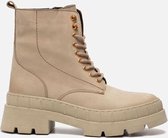 Ann Rocks Veterboots taupe - Maat 38