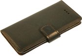 Made-NL vijf pasjes (Samsung Galaxy A52 (5G)) book case donker turquoise leer schijfmagneet