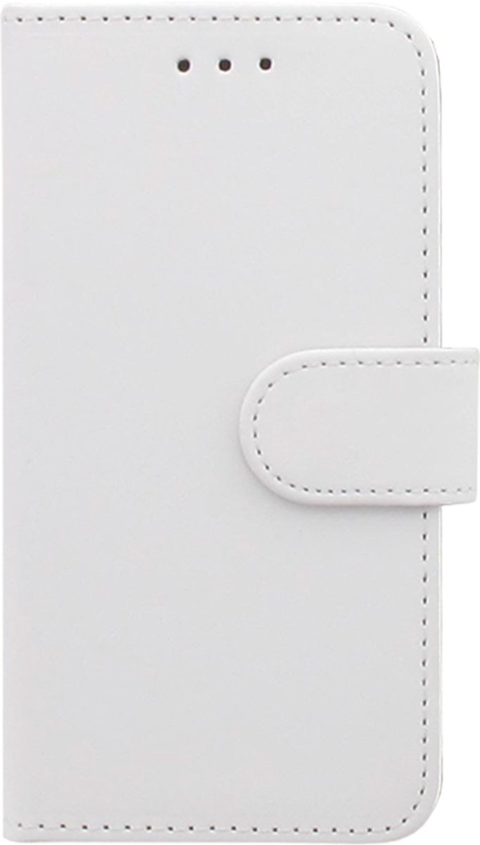 Book Case voor Samsung Galaxy Xcover 3 Hoesje Wit met Opbergvakjes SM-G388F
