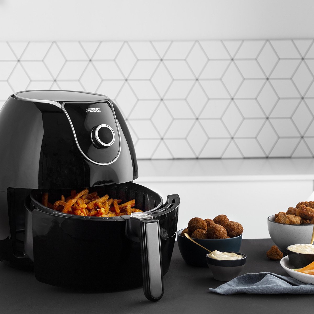 Princess Digitale Family Airfryer XXL 182055 - Heteluchtfriteuse - 5,2  liter 