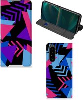 Stand Case Sony Xperia 5 III Telefoonhoesje Funky Triangle