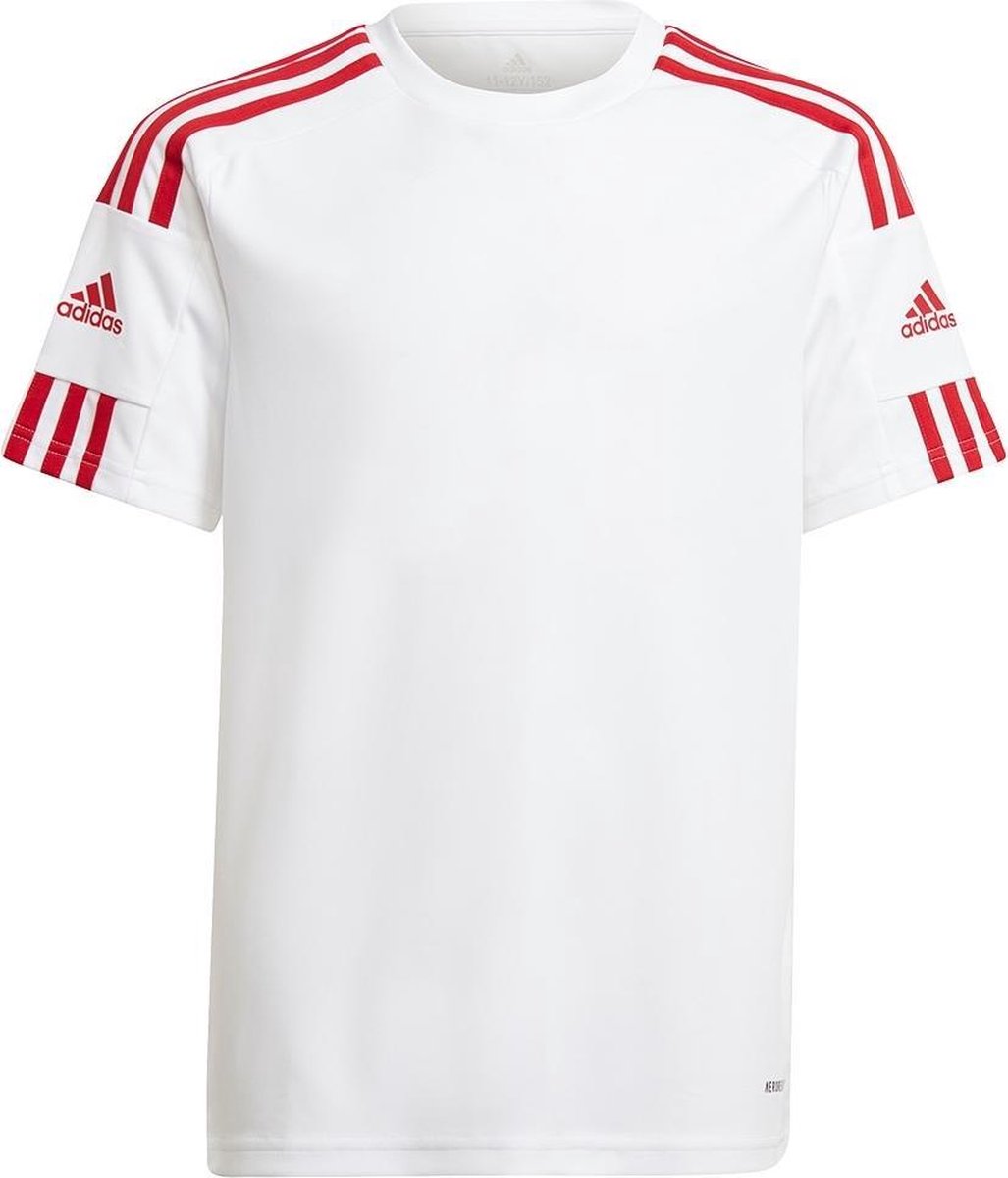 adidas - Squadra 21 Jersey Youth - Voetbalshirt wit - 140 - Wit